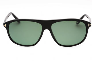 Tom Ford FT1027 Sunglasses shiny black / green polarized-AmbrogioShoes