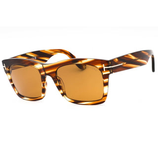 Tom Ford FT1062 Sunglasses Striped Brown-AmbrogioShoes