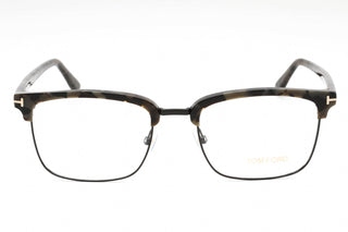 Tom Ford FT5504 Eyeglasses Havana / Clear Lens-AmbrogioShoes