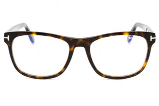 Tom Ford FT5662-B Eyeglasses Dark Havana /Clear Blue-Light Block-AmbrogioShoes