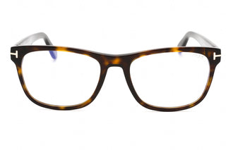 Tom Ford FT5662-B Eyeglasses Dark Havana /Clear Blue-Light Block-AmbrogioShoes