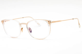 Tom Ford FT5694-B Eyeglasses shiny deep gold/clear/blue-light block lens-AmbrogioShoes