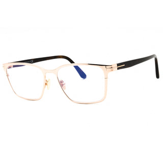 Tom Ford FT5733-B Eyeglasses shiny rose gold/Clear/Blue-light block lens-AmbrogioShoes