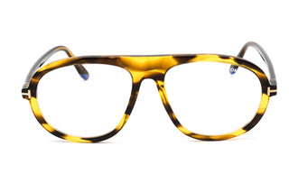 Tom Ford FT5755-B Eyeglasses Colored Havana / Clear Lens Men's-AmbrogioShoes