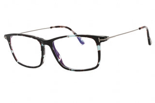 Tom Ford FT5758-B Eyeglasses Colored Havana/Clear/Blue-light block lens-AmbrogioShoes