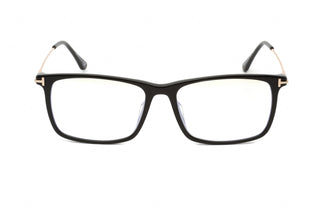 Tom Ford FT5758-F-B Eyeglasses Shiny Black / Clear Lens-AmbrogioShoes