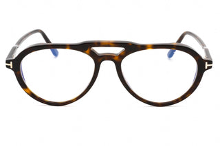 Tom Ford FT5760-B Eyeglasses Dark Havana / Clear Lens-AmbrogioShoes