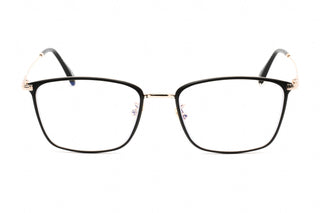 Tom Ford FT5774-D-B Eyeglasses Black/Gold / Clear Lens-AmbrogioShoes