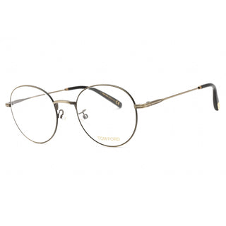 Tom Ford FT5791-K Eyeglasses Shiny deep gold/Clear demo lens-AmbrogioShoes