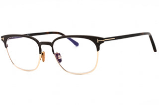 Tom Ford FT5799-B Eyeglasses matte dark brown/Clear/Blue-light block lens-AmbrogioShoes