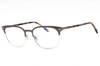 Tom Ford FT5799-B Eyeglasses matte gunmetal/Clear/Blue-light block lens-AmbrogioShoes