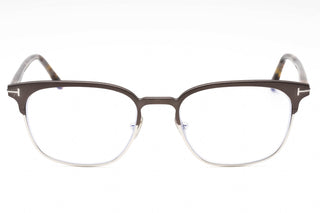 Tom Ford FT5799-B Eyeglasses matte gunmetal/Clear/Blue-light block lens-AmbrogioShoes