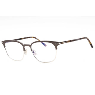 Tom Ford FT5799-B Eyeglasses matte gunmetal/Clear/Blue-light block lens-AmbrogioShoes