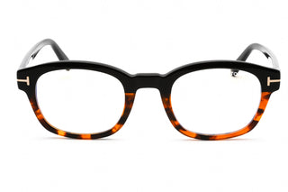 Tom Ford FT5808-B Eyeglasses Black/Classic Havana / Clear Lens-AmbrogioShoes