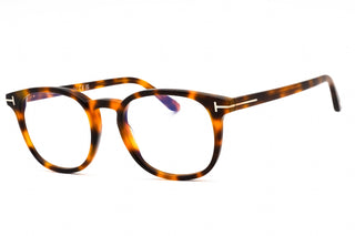 Tom Ford FT5819-B Eyeglasses blonde havana/Clear/Blue-light block lens-AmbrogioShoes