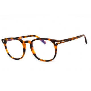 Tom Ford FT5819-B Eyeglasses blonde havana/Clear/Blue-light block lens-AmbrogioShoes