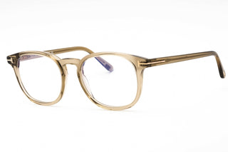 Tom Ford FT5819-B Eyeglasses shiny beige/Clear/Blue-light block lens-AmbrogioShoes