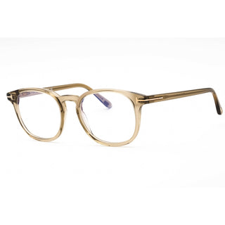 Tom Ford FT5819-B Eyeglasses shiny beige/Clear/Blue-light block lens-AmbrogioShoes