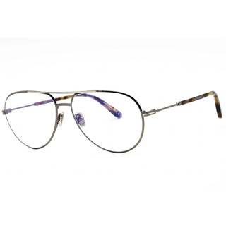 Tom Ford FT5829-B Eyeglasses Shiny gunmetal/Clear/Blue-light block lens-AmbrogioShoes