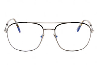 Tom Ford FT5830-B Eyeglasses Shiny Dark Gunmetal / Clear Lens-AmbrogioShoes