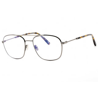 Tom Ford FT5830-B Eyeglasses Shiny Dark Gunmetal / Clear Lens-AmbrogioShoes