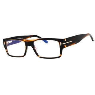 Tom Ford FT5835-B Eyeglasses dark brown/other/clear/blue-light block lens-AmbrogioShoes