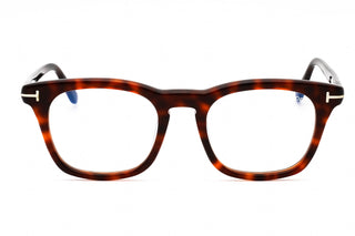 Tom Ford FT5870-F-B Eyeglasses red havana/clear/blue-light block lens-AmbrogioShoes