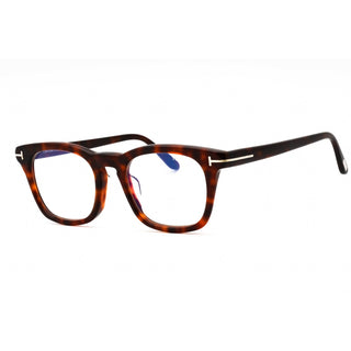 Tom Ford FT5870-F-B Eyeglasses red havana/clear/blue-light block lens-AmbrogioShoes