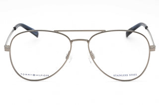 Tommy Hilfiger TH 1755/RE Eyeglasses MATTE RUTHENIUM/Clear demo lens-AmbrogioShoes