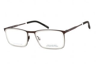 Tommy Hilfiger TH 1844 Eyeglasses GREY BROWN / Clear demo lens-AmbrogioShoes