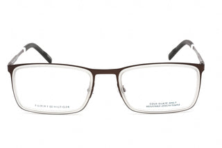 Tommy Hilfiger TH 1844 Eyeglasses GREY BROWN / Clear demo lens-AmbrogioShoes