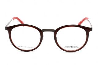 Tommy Hilfiger TH 1845 Eyeglasses RED / clear demo lens-AmbrogioShoes