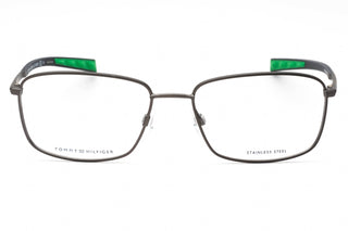 Tommy Hilfiger TH 1953 Eyeglasses MATTE DARK RUTHENIUM/Clear demo lens-AmbrogioShoes