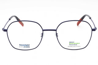 Tommy Hilfiger TJ 0014 Eyeglasses Matte Blue Red / Clear Lens-AmbrogioShoes