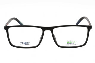 Tommy Hilfiger TJ 0019 Eyeglasses MTT BLACK/Clear demo lens-AmbrogioShoes