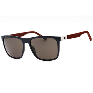 Tommy Hilfiger Th 1445/S Sunglasses Blue Burgundy (NR brown gray lens)-AmbrogioShoes