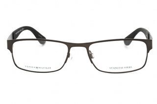 Tommy Hilfiger Th 1523 Eyeglasses Semi Matte Dark Ruthenium / Clear Lens-AmbrogioShoes