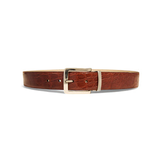 Tuzzi Uomo Men's Italian Genuine Exotic Crocodile Men's Luxury Belt (TZ1000)-AmbrogioShoes