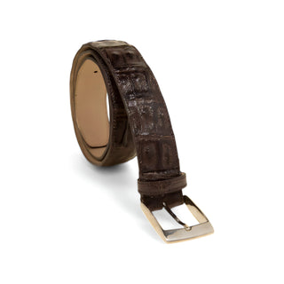 Tuzzi Uomo Men's Italian Genuine Exotic Crocodile Men's Luxury Belt (TZ1001)-AmbrogioShoes