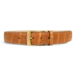 Tuzzi Uomo Men's Italian Genuine Exotic Crocodile Men's Luxury Belt (TZ1007)-AmbrogioShoes