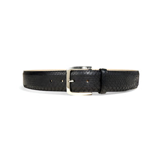 Tuzzi Uomo Men's Italian Genuine Python Men's Luxury Belt (TZ1003)-AmbrogioShoes