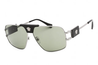 Versace 0VE2251 Sunglasses Gunmetal / Green-AmbrogioShoes