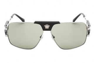 Versace 0VE2251 Sunglasses Gunmetal / Green-AmbrogioShoes