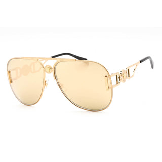 Versace 0VE2255 Sunglasses Gold / Clear Mirror Real Yellow Gold-AmbrogioShoes