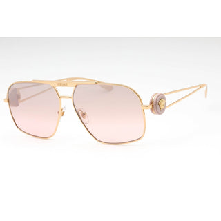 Versace 0VE2269 Sunglasses Gold / Light Pink With Silver Tone Mirror-AmbrogioShoes