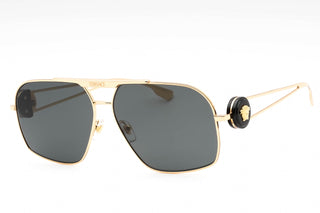 Versace 0VE2269 Sunglasses Gold/Dark Grey-AmbrogioShoes