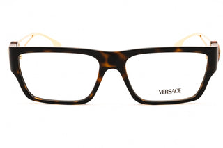 Versace 0VE3359 Eyeglasses Dark Havana/clear demo lens-AmbrogioShoes