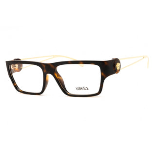 Versace 0VE3359 Eyeglasses Dark Havana/clear demo lens-AmbrogioShoes