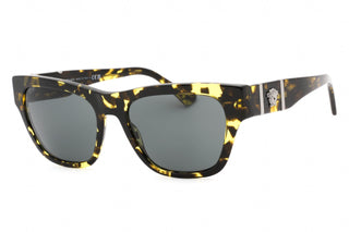 Versace 0VE4457 Sunglasses Yellow Spotted Havana / Dark grey-AmbrogioShoes