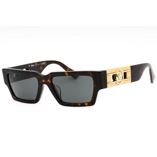 Versace 0VE4459F Sunglasses Dark Havana/Dark Grey-AmbrogioShoes